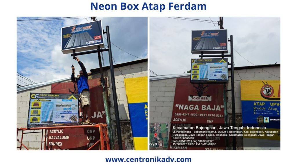 Neon Box Atap Ferdam