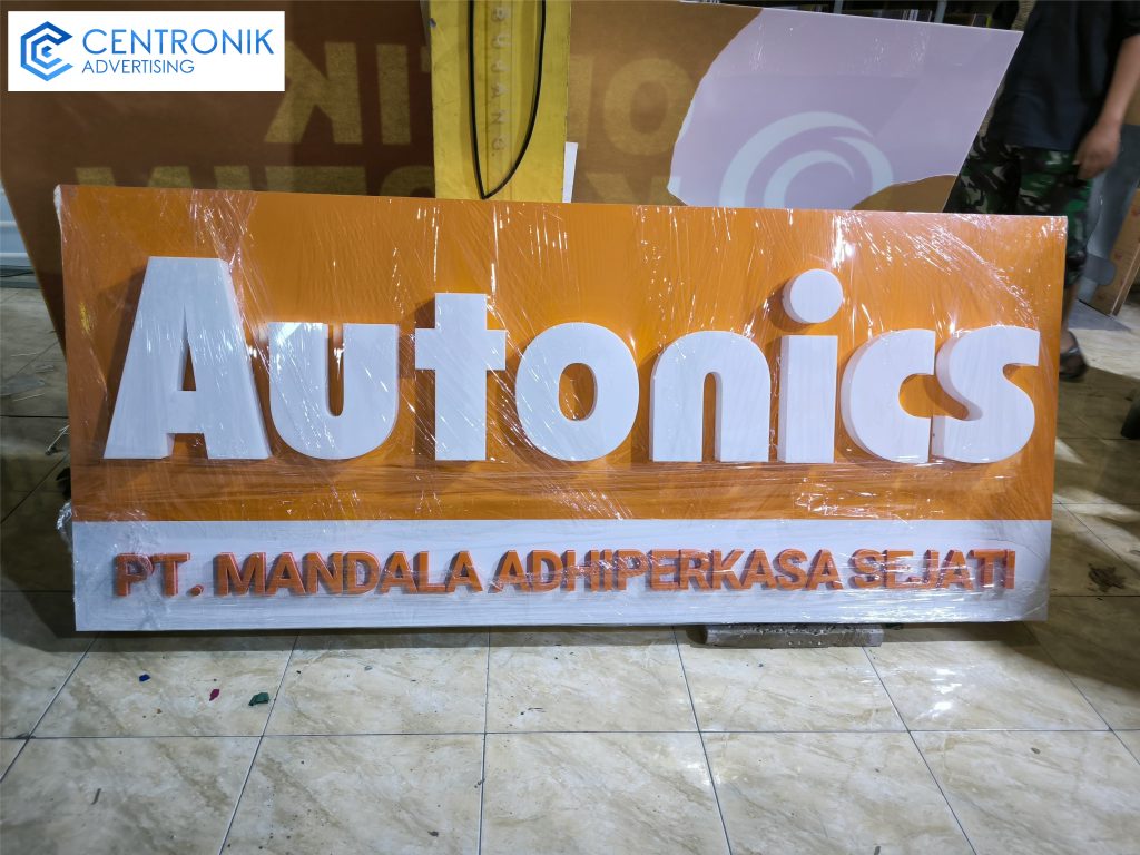 vendor letter timbul akrilik