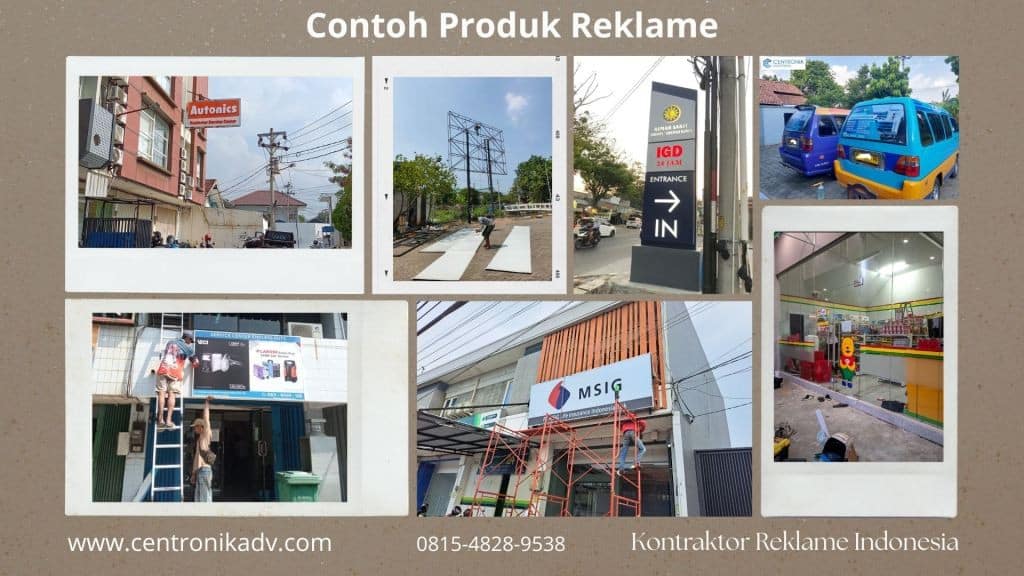 Jasa advertising dan visual branding - Centronik Advertising - kontraktor advertising