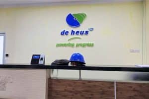 Lobby signage Deheus - Centronik Advertising