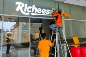 Maintenance Letter Richeese Factory - Centronik Advertising