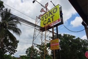 Penggantian Visual Baliho Warna Abadi Purbalingga