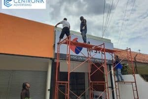 Proyek Neon Box MSIG Peleburan - Semarang