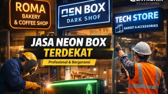 Jasa Neon Box Terdekat Profesional & Bergaransi