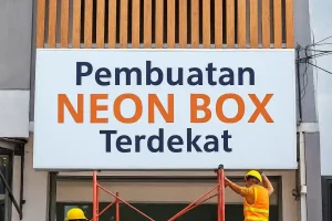 Pembuatan Neon Box Terdekat untuk Toko & Usaha | Centronik